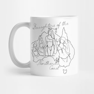 Daughters of the Northern Coast - Australian Crawl (black print) Mug